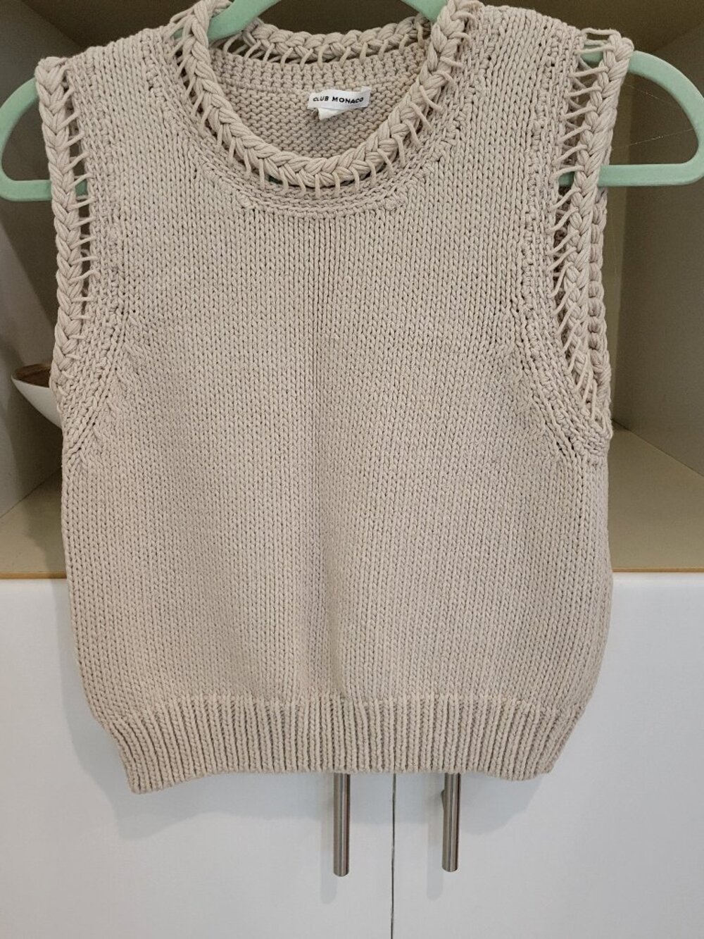 Club Monaco Knitted Sleeveless Vest